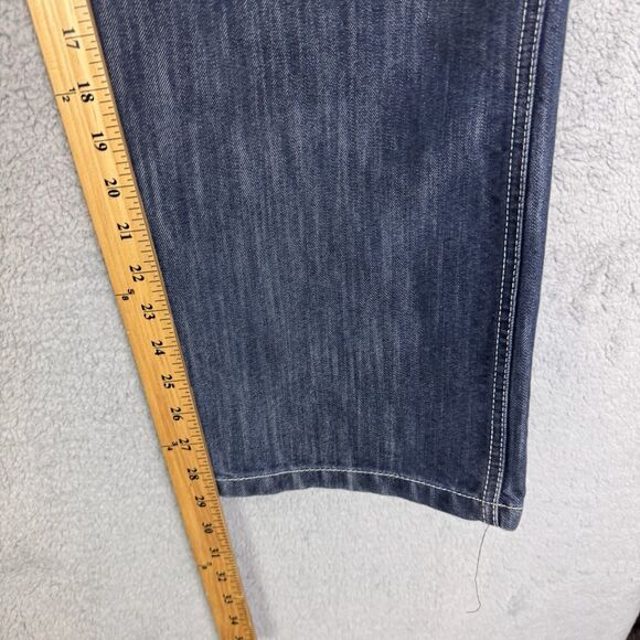Southpole 4180 Jeans Mens 38x29 Dark Wash Denim Baggy Y2K Skater Hip‎ Hop - Picture 4 of 11